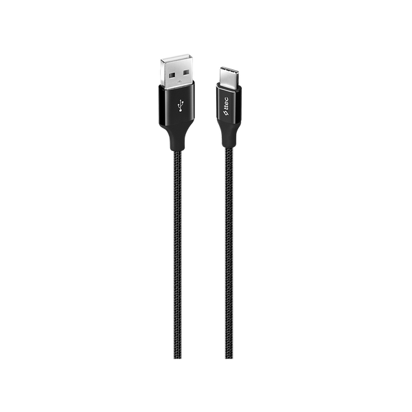 Ttec AlumiCable 1.2 m Siyah USB to Type-C Şarj Kablosu - 2DK18S