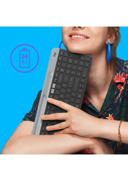 Logitech K580 Bluetooth Klavye - Siyah
