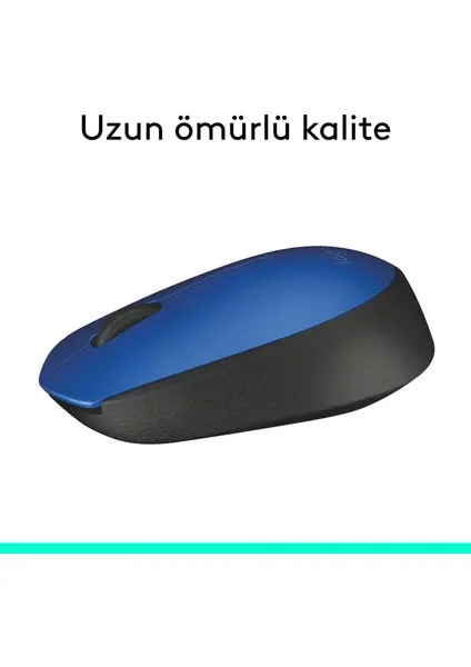 Logitech M171 Wireless Optik Mouse - Mavi