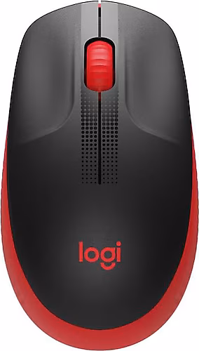 Logitech M190 Kablosuz Kozak - Kırmızı