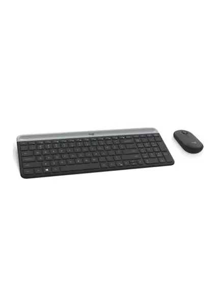 Logitech MK470 Kablosuz Klavye Mouse Seti - Siyah