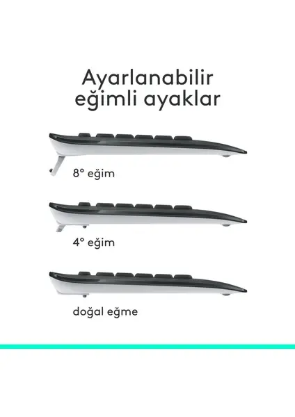 Logitech MK540 Advanced Wireless Klavye Mouse Set - Siyah