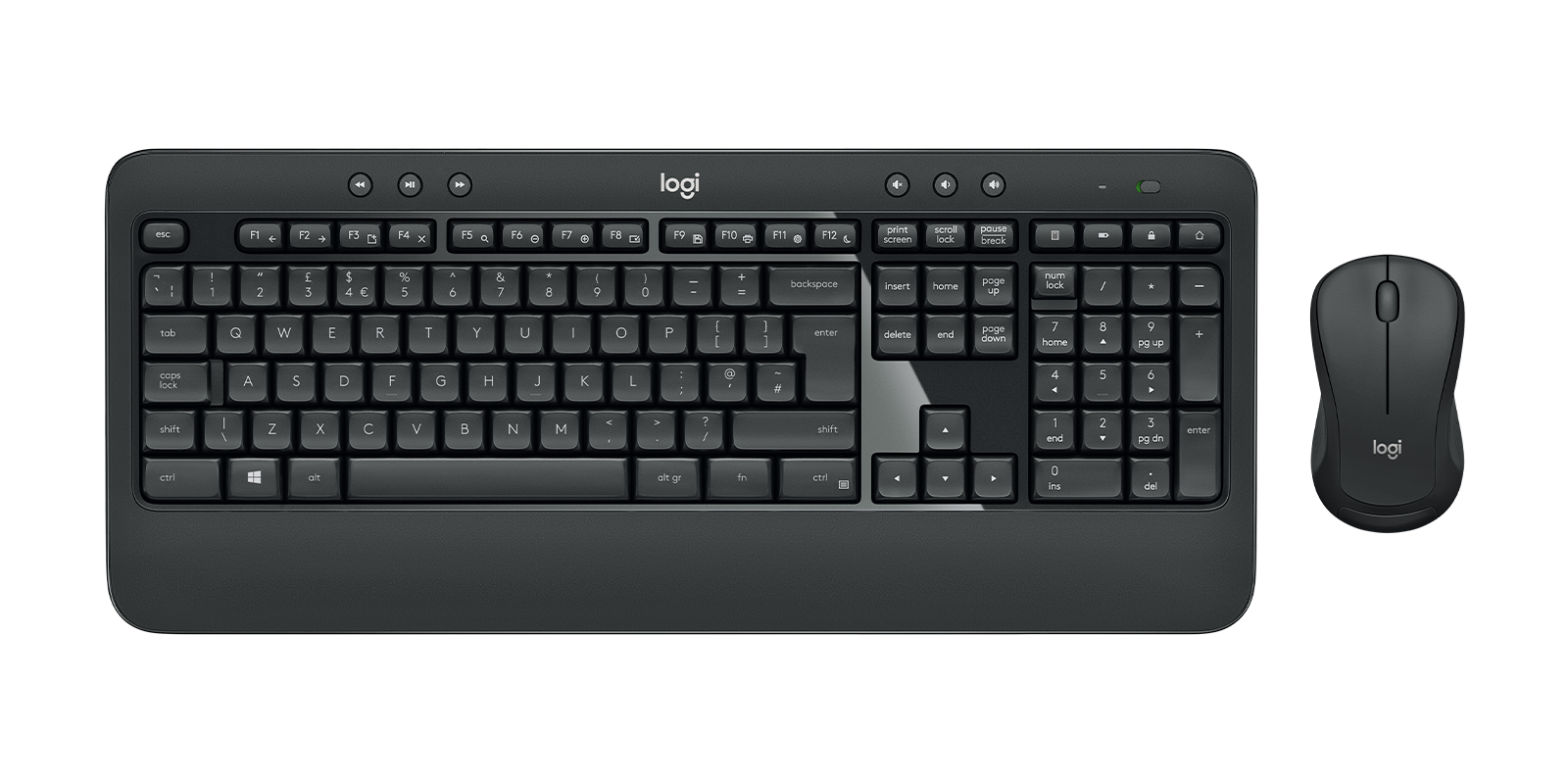 Logitech MK540 Advanced Wireless Klavye Mouse Set - Siyah