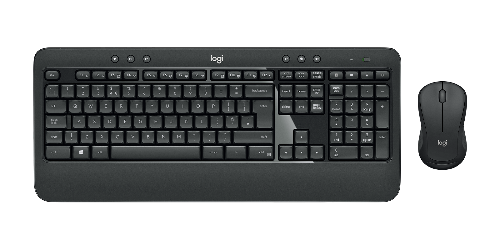 Logitech MK540 Advanced Wireless Klavye Mouse Set - Siyah