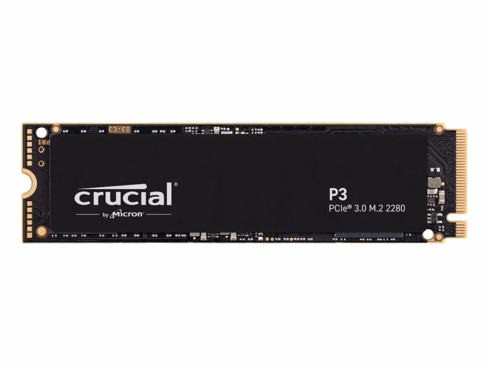 Crucial P3 3D Nand PCI-Express 3.0 500GB M.2 SSD Disk