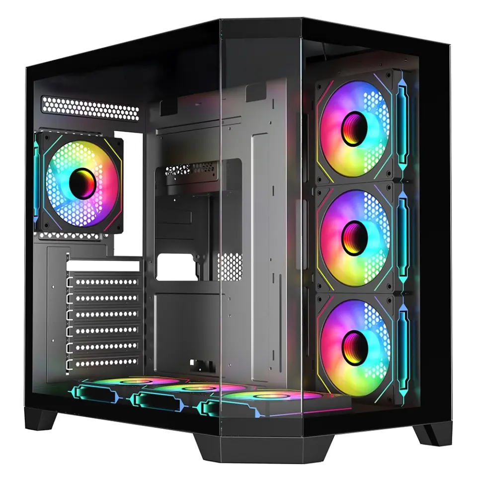 Frisby FC-9550G ARGB Fanlı 850w Micro ATX Oyuncu Kasası