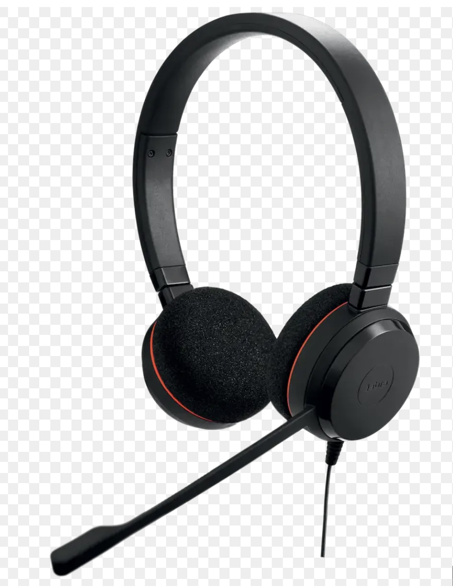 Jabra Evolve 20 SE Duo MS USB Office Kulaklık - Siyah