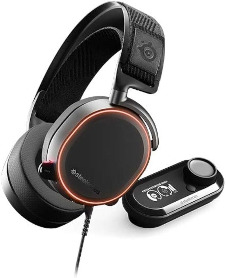 SteelSeries Arctis Pro + GameDAC Kablolu Mikrofonlu Kulak Üstü Oyuncu Kulaklığı