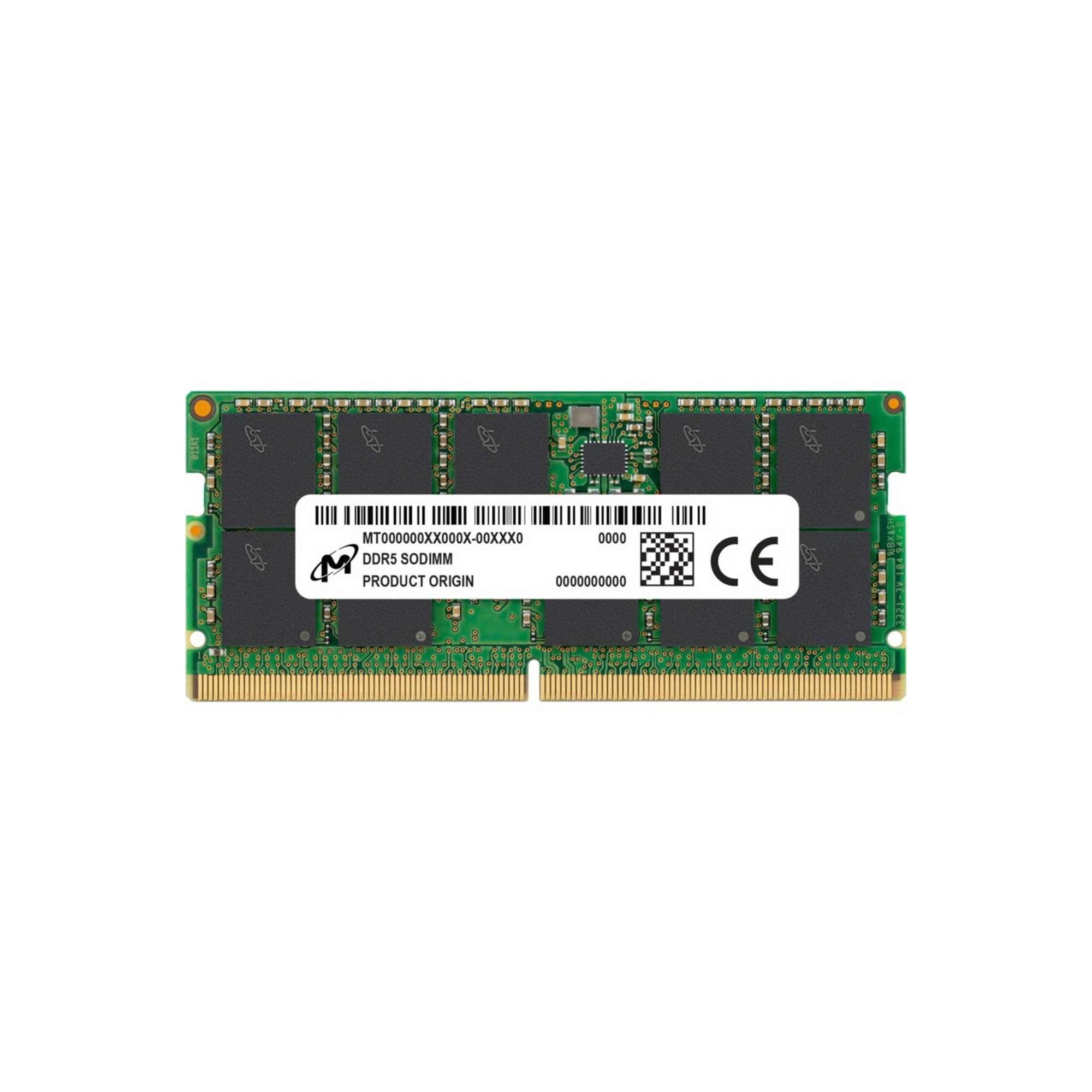 Micron 8GB 4800MHz DDR5 SODIMM Notebook Ram