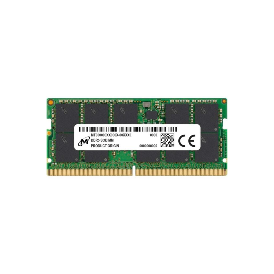 Micron 8GB 4800MHz DDR5 SODIMM Notebook Ram