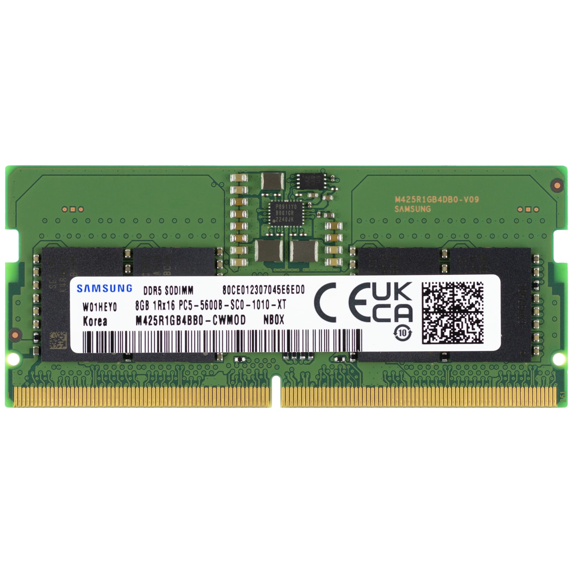 Samsung 8GB 5600MHz DDR5 SODIMM Notebook Ram