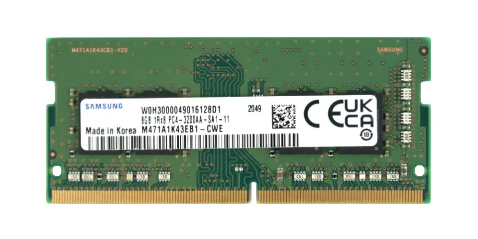 Samsung 8GB DDR4 3200Mhz SODIMM  Notebook Ram
