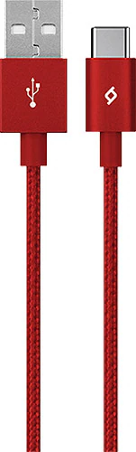 Ttec AlumiCable 1.2 m USB to Type-C Şarj Kablosu - Kırmızı