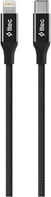Ttec AlumiCable 1.5 m Type-C to Lightning Şarj Kablosu - Siyah